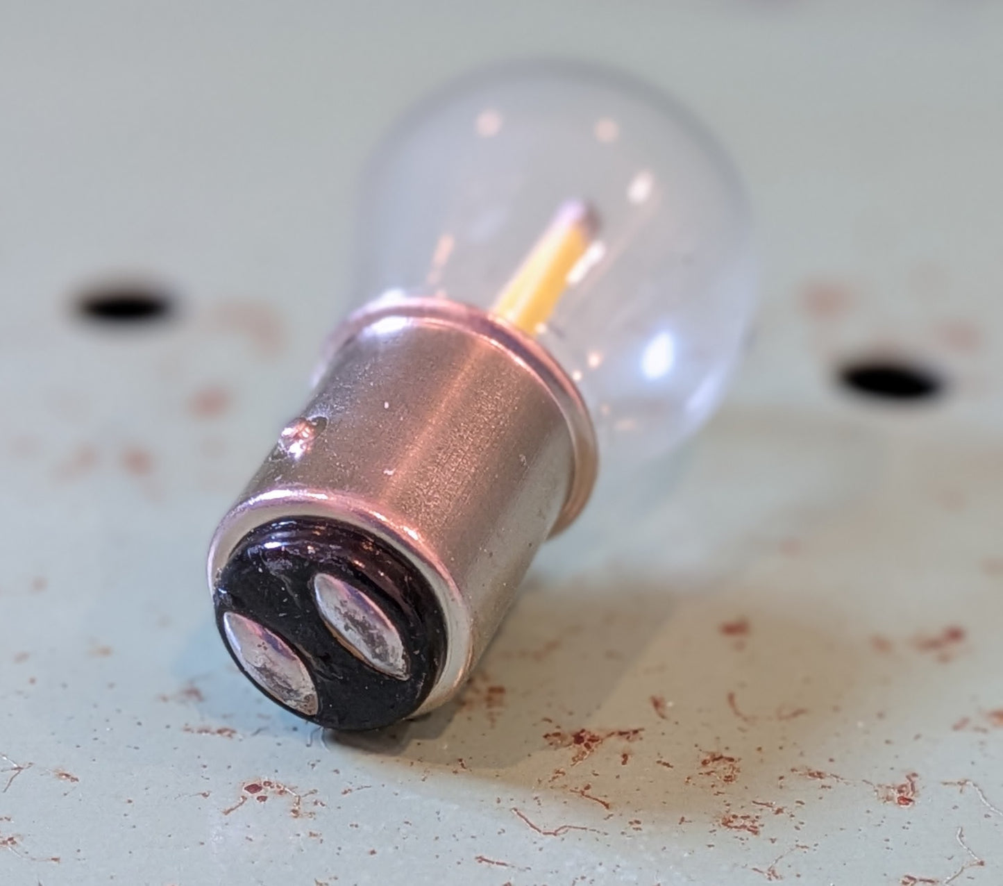 BA15D 12V LED "Dual Filament"