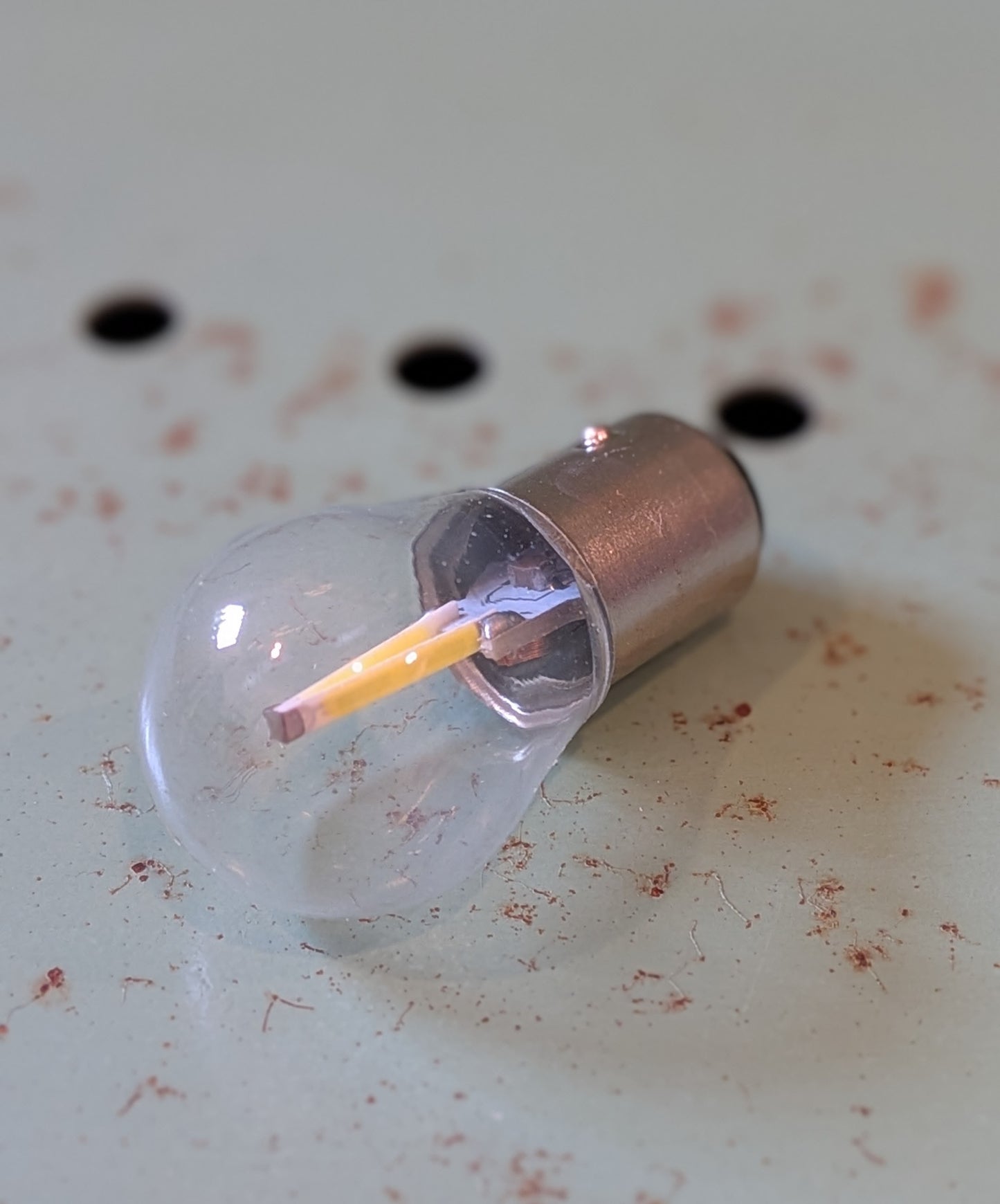 BA15D 12V LED "Dual Filament"