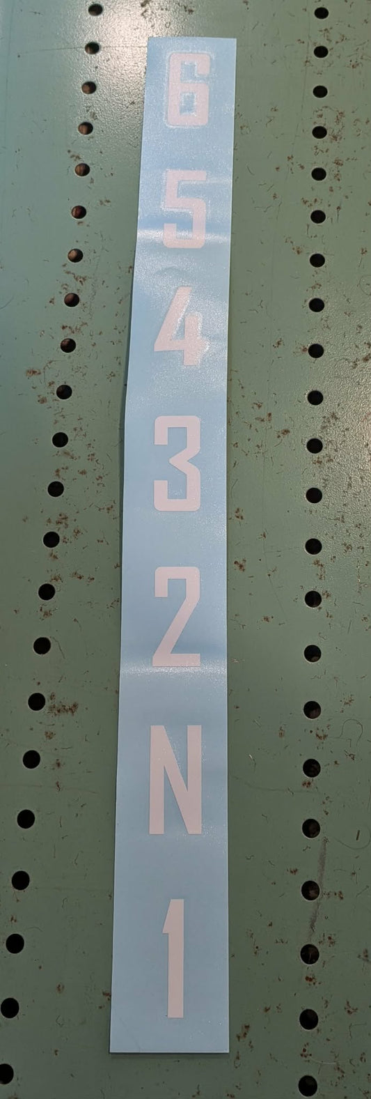 Gear Shift Decal